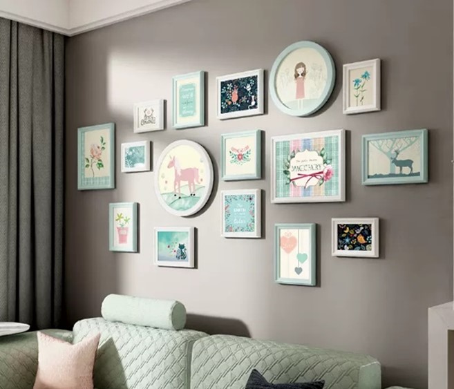 （圖片說明：估佢唔到？掛畫又靚又幫助隔音！）圖片來源：裝修佬